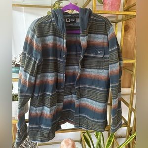 Salty crew hoody cotton jacket L